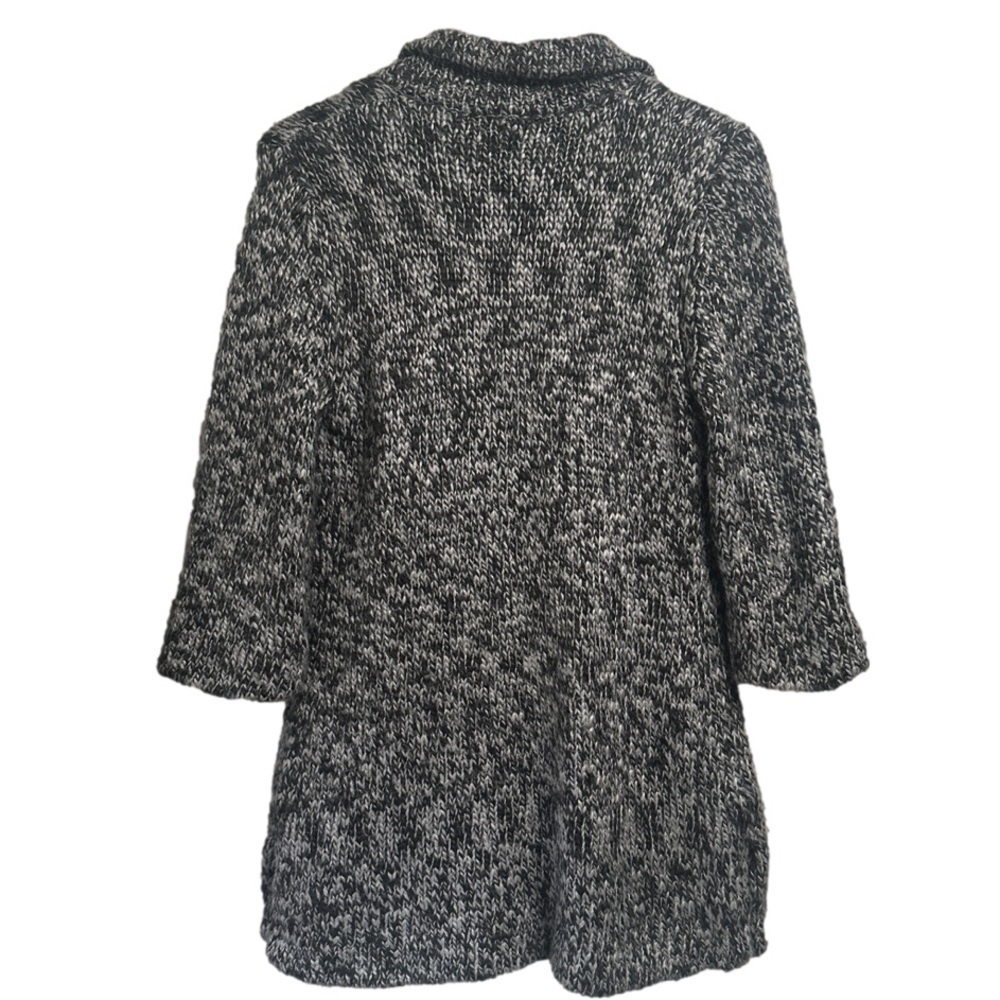 Pendleton Black Gray Alpaca Wool Blend Chunky Kni… - image 3